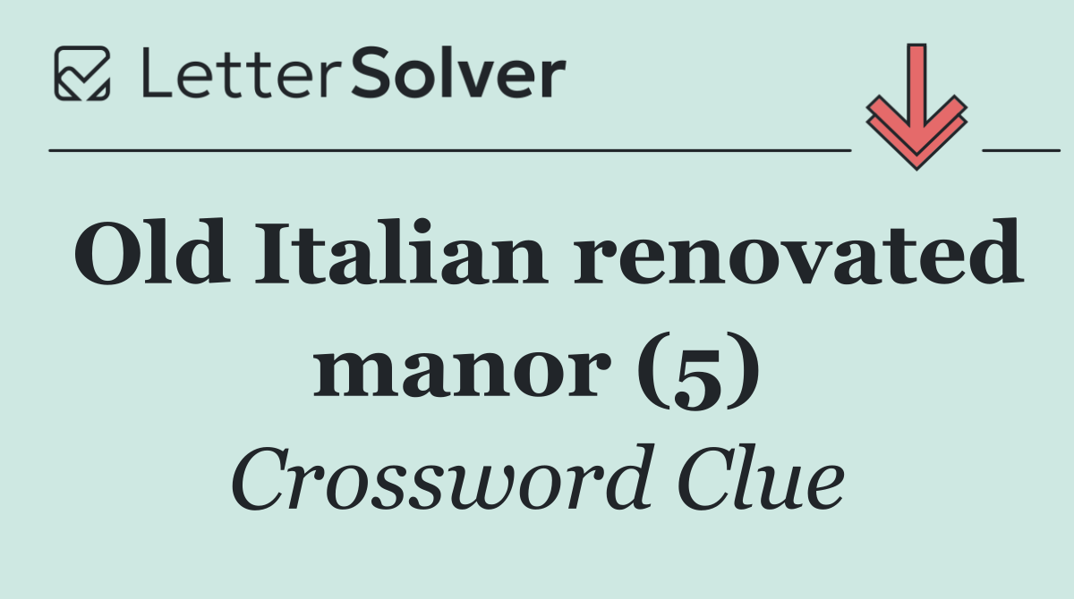 Old Italian renovated manor (5)