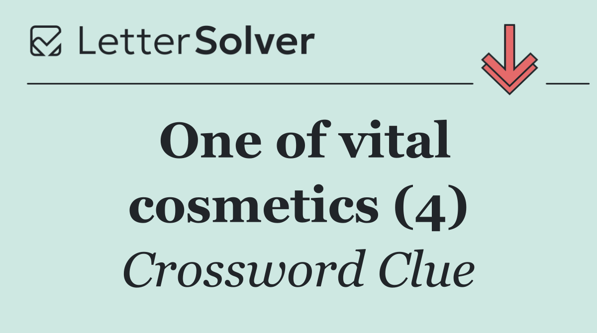 One of vital cosmetics (4)
