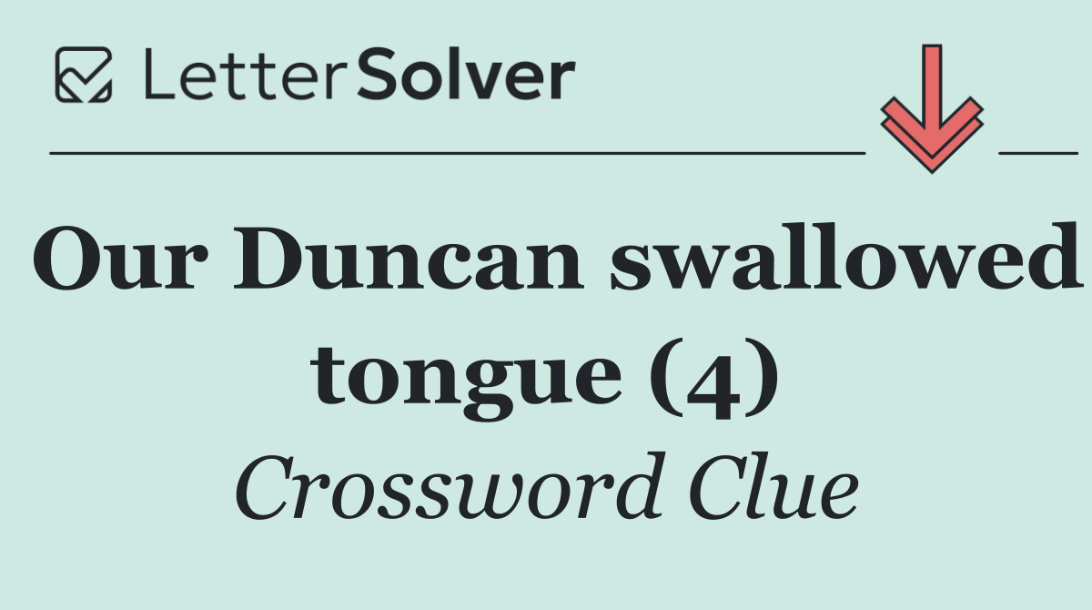 Our Duncan swallowed tongue (4)