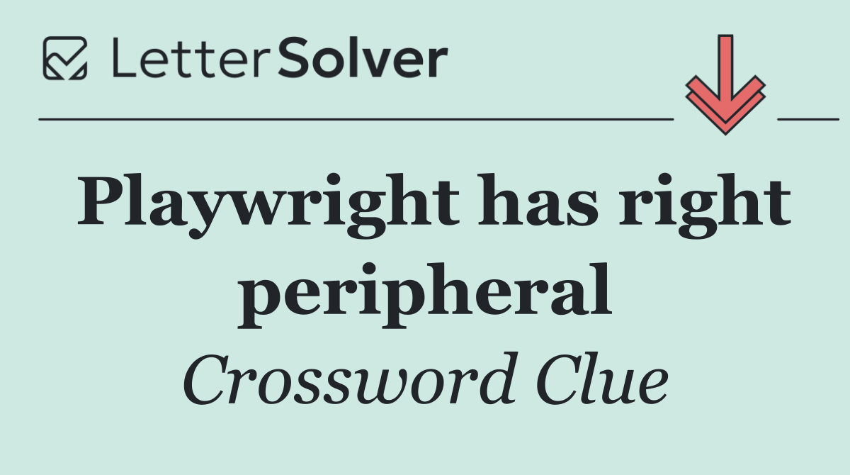 Playwright has right peripheral