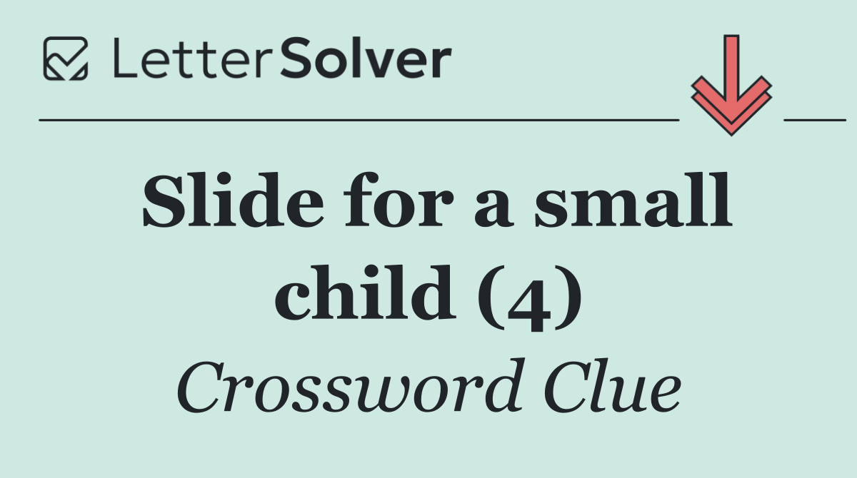 Slide for a small child (4)