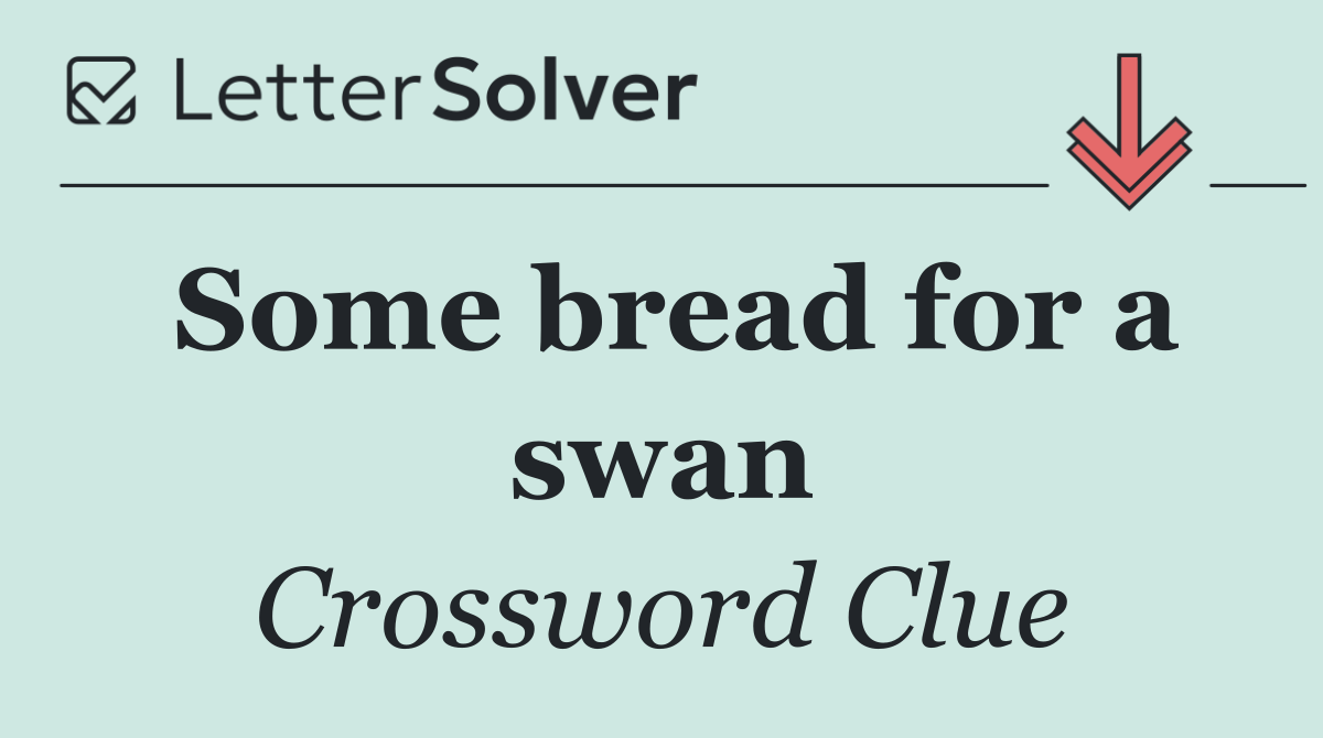 Some bread for a swan