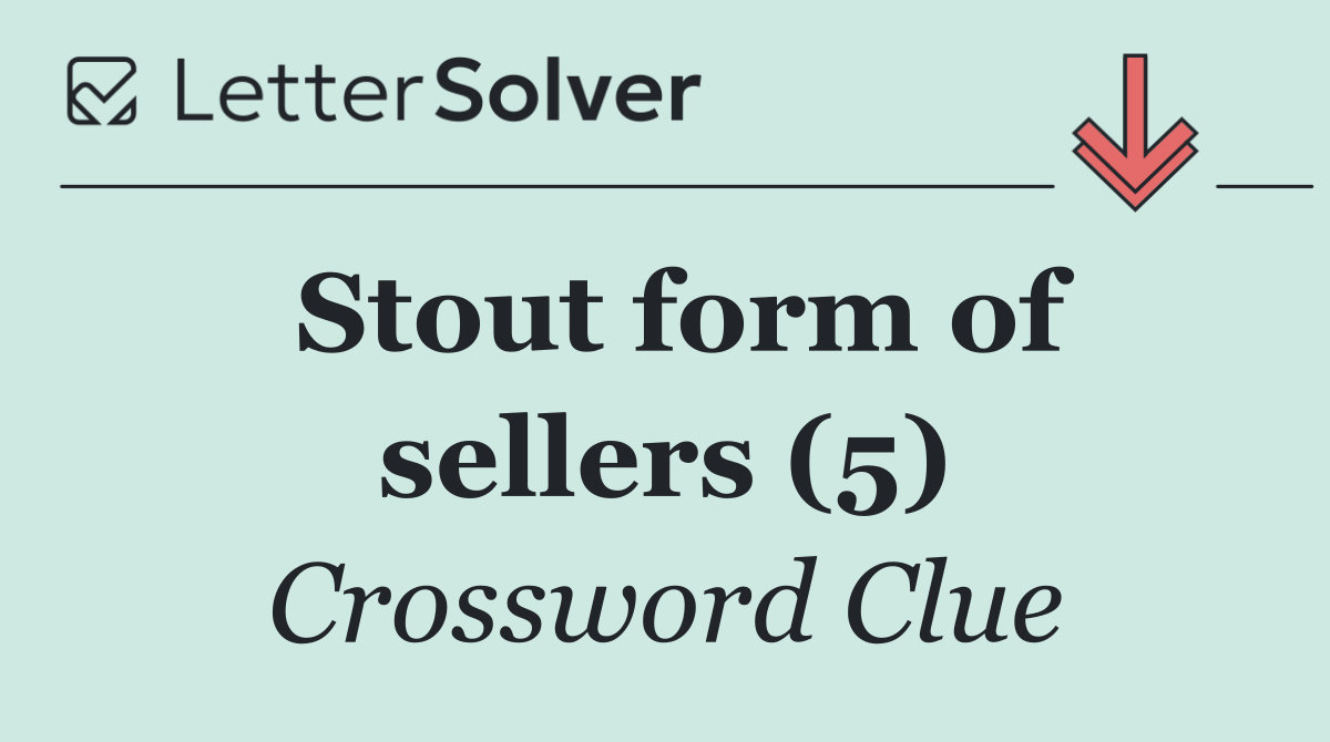 Stout form of sellers (5)