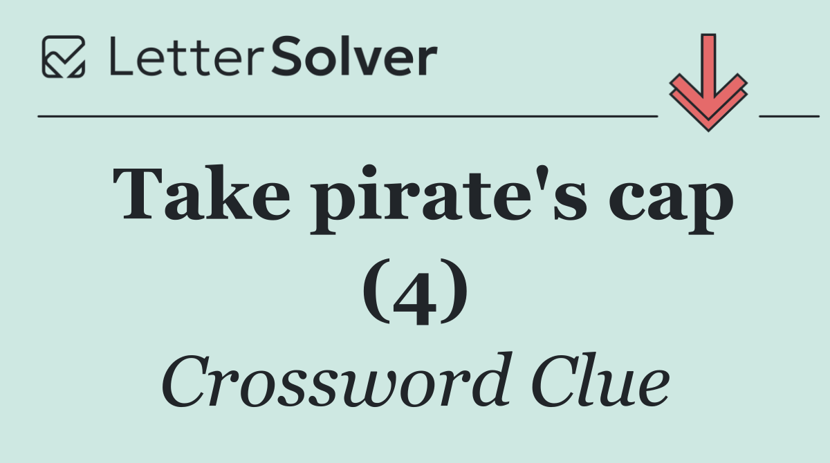 Take pirate's cap (4)
