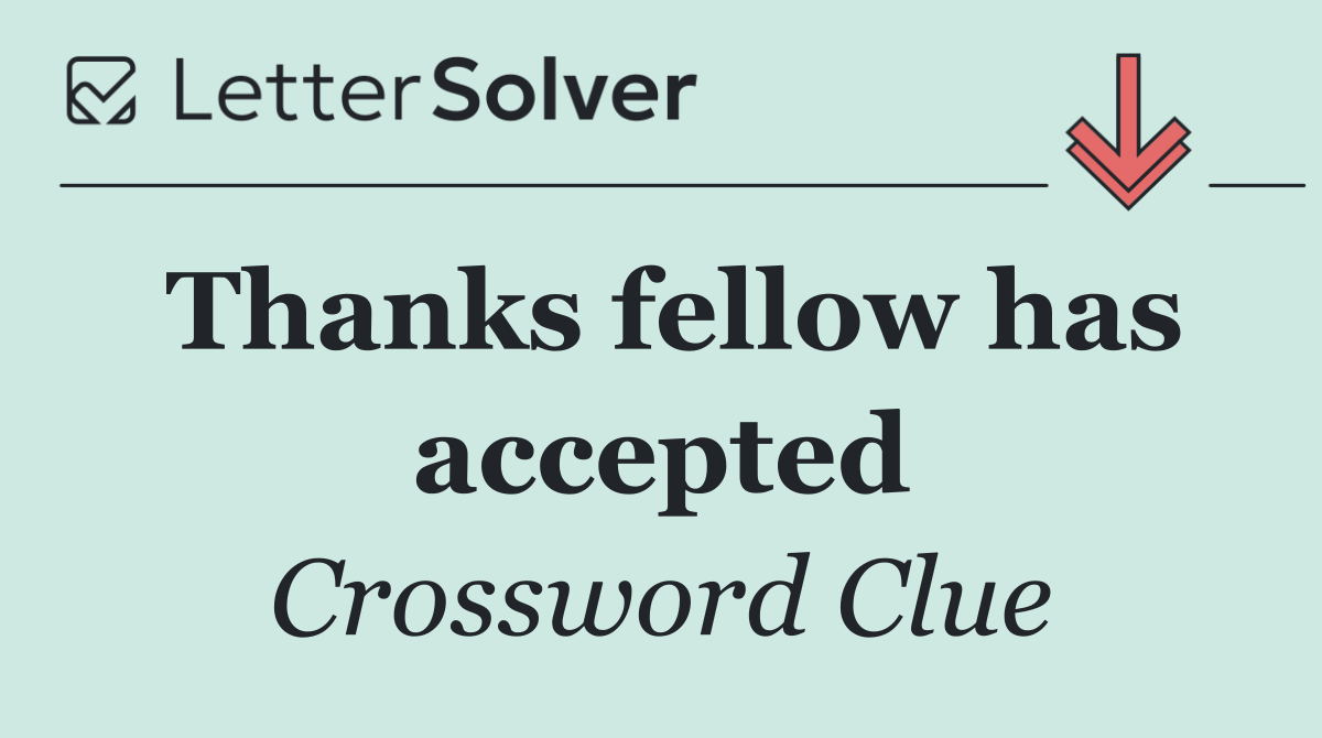 Thanks fellow has accepted
