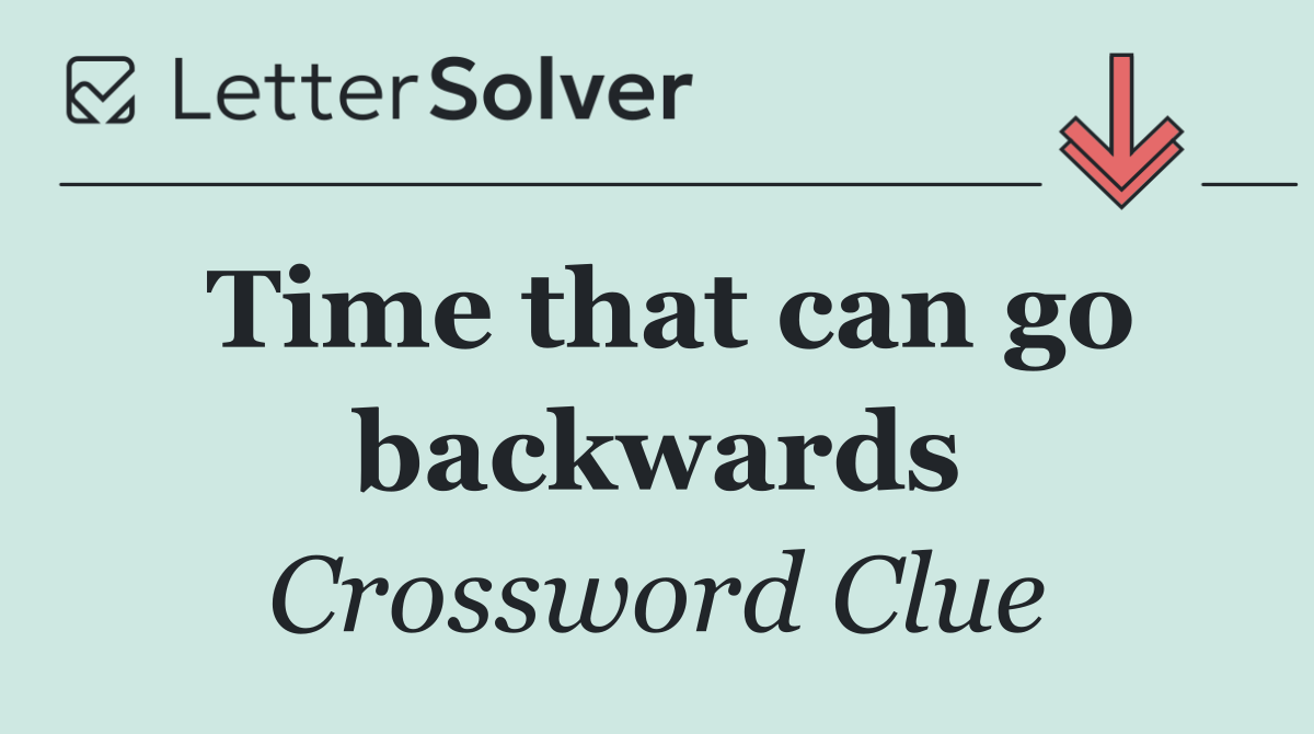 Time that can go backwards