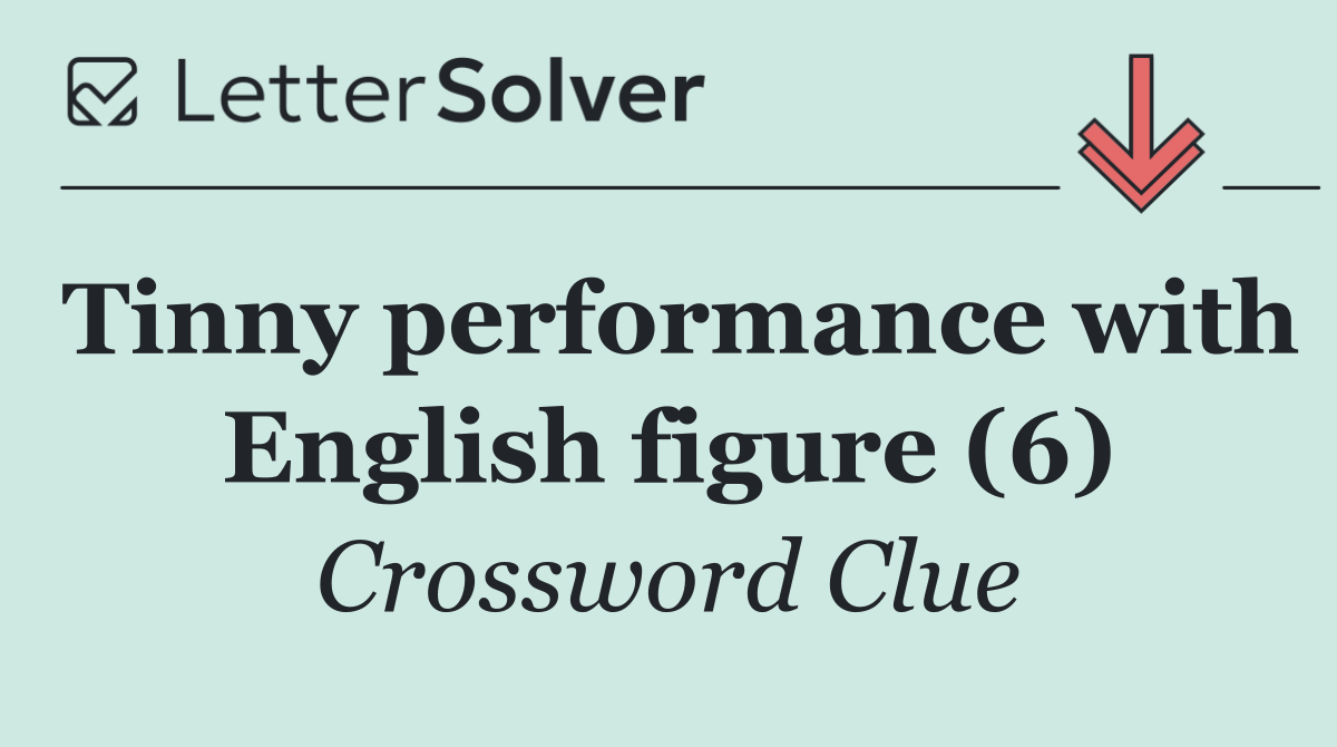 Tinny performance with English figure (6)