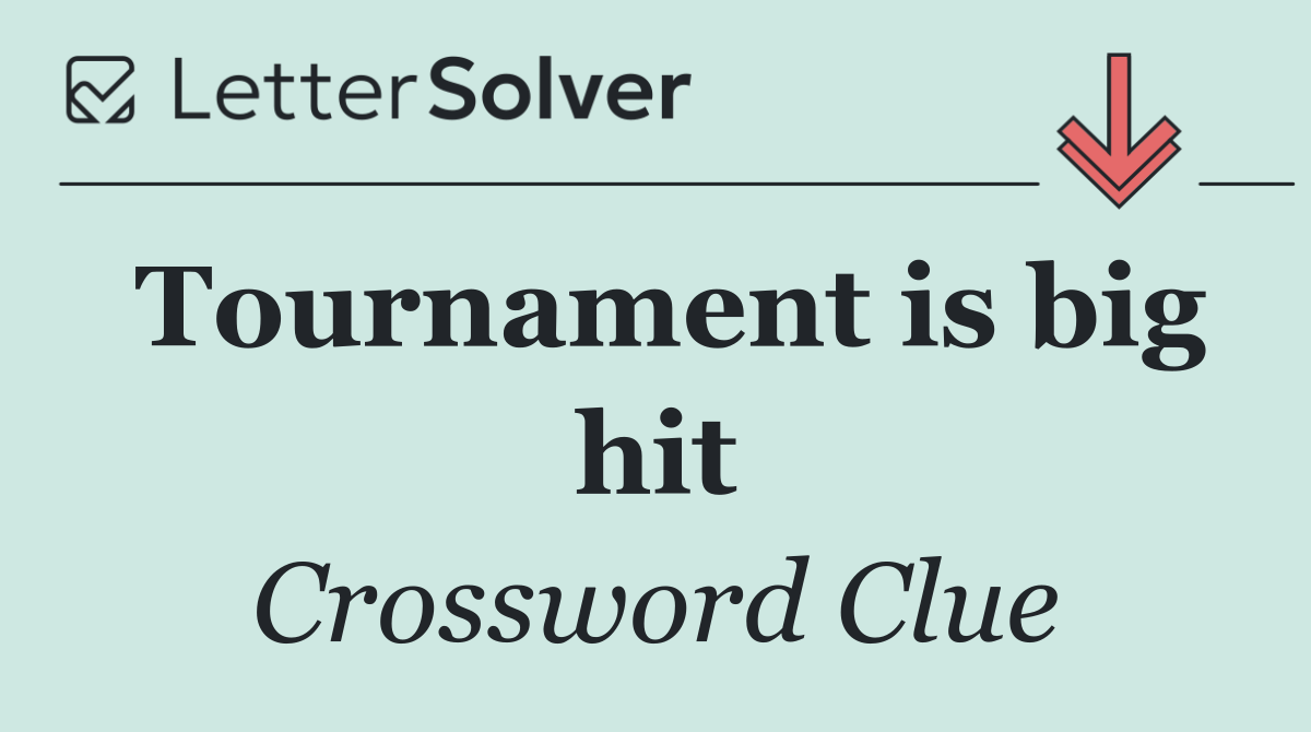 Tournament is big hit