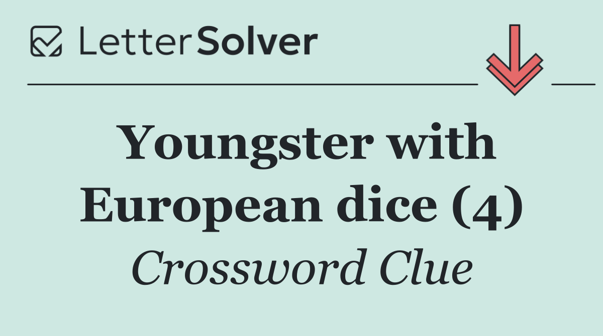Youngster with European dice (4)