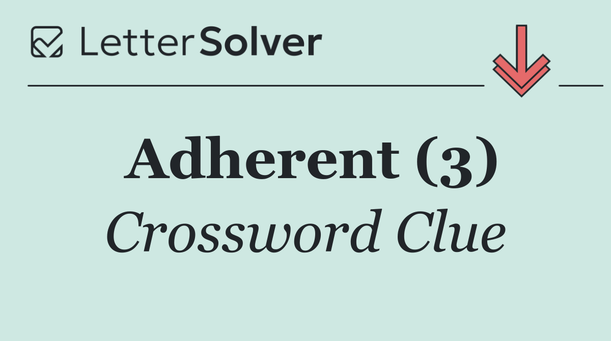 Adherent (3)
