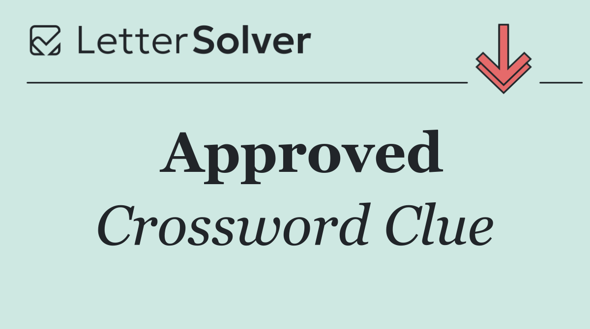 Approved