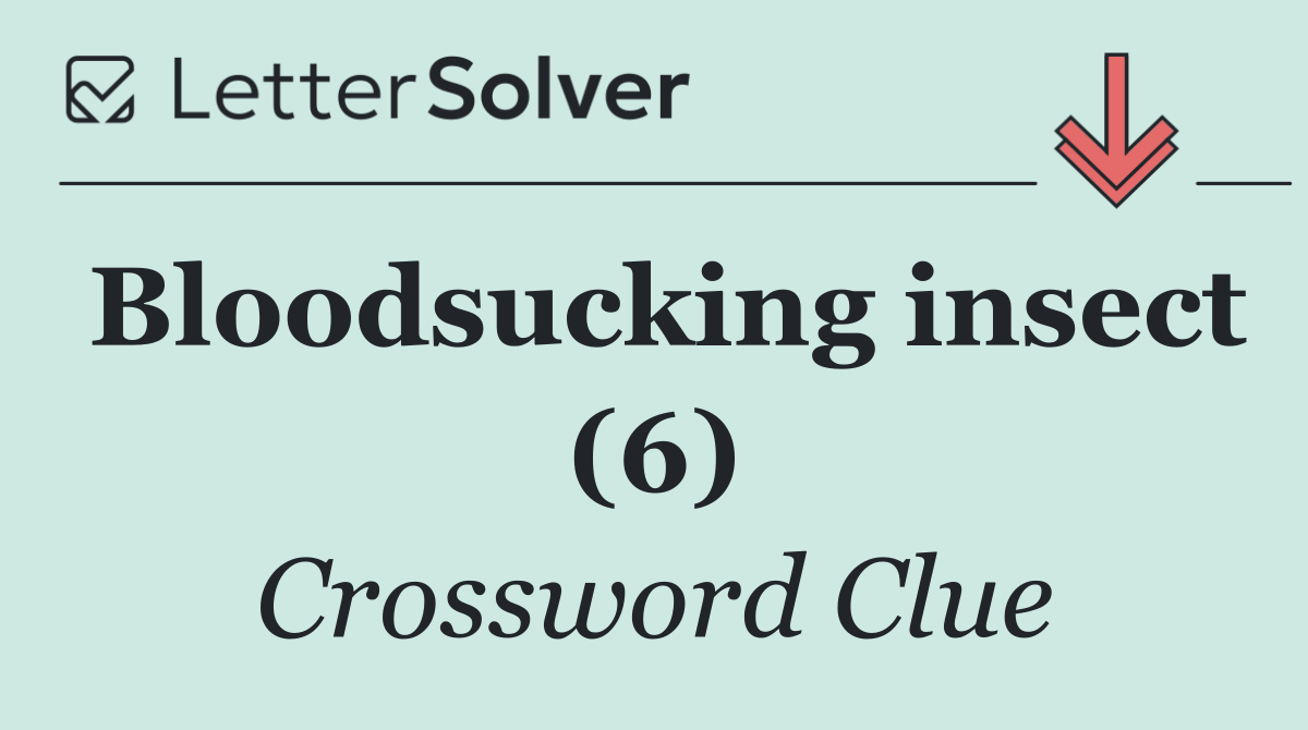 Bloodsucking insect (6)