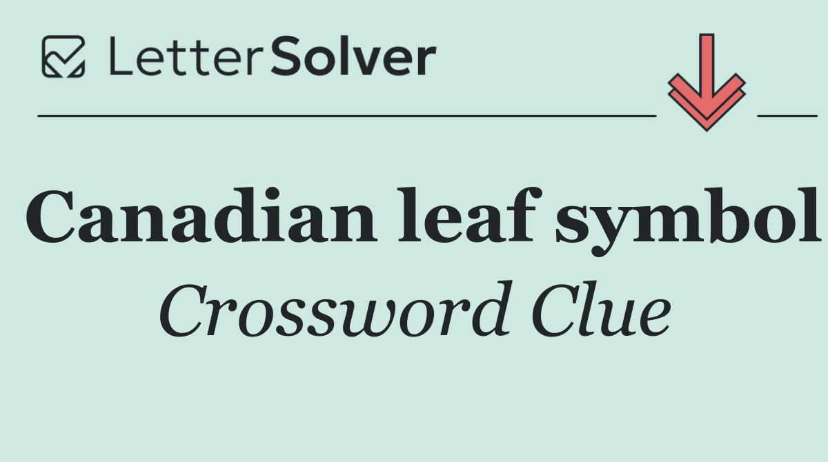 Canadian leaf symbol