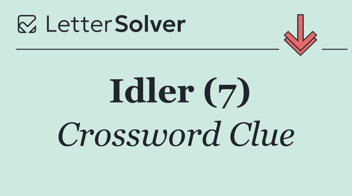 Idler (7)