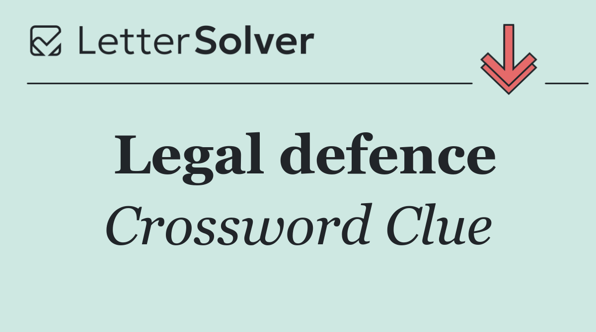 Legal defence