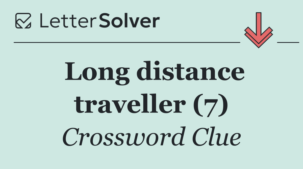 Long distance traveller (7)