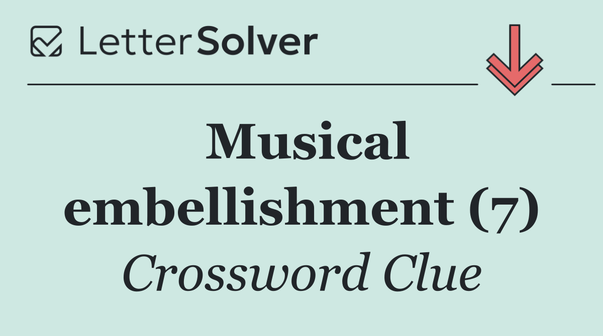 Musical embellishment (7)