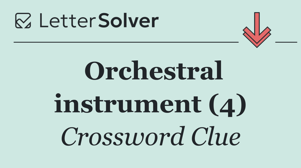 Orchestral instrument (4)