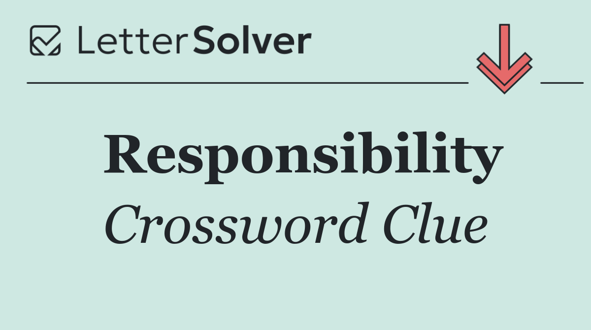 Responsibility