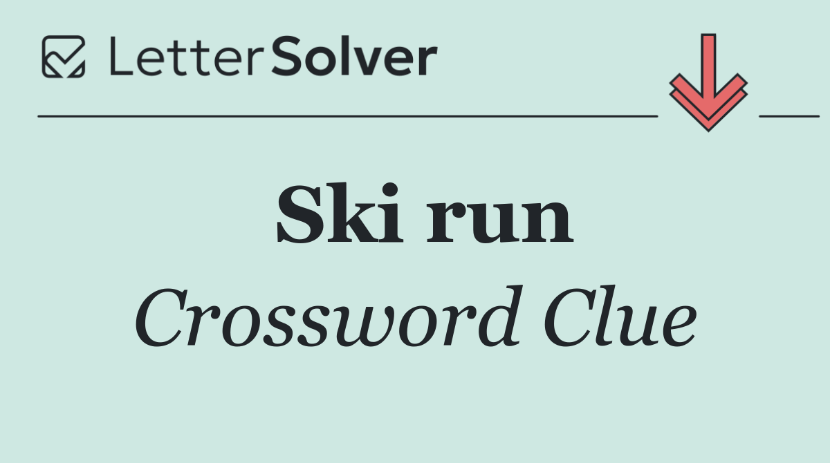 Ski run