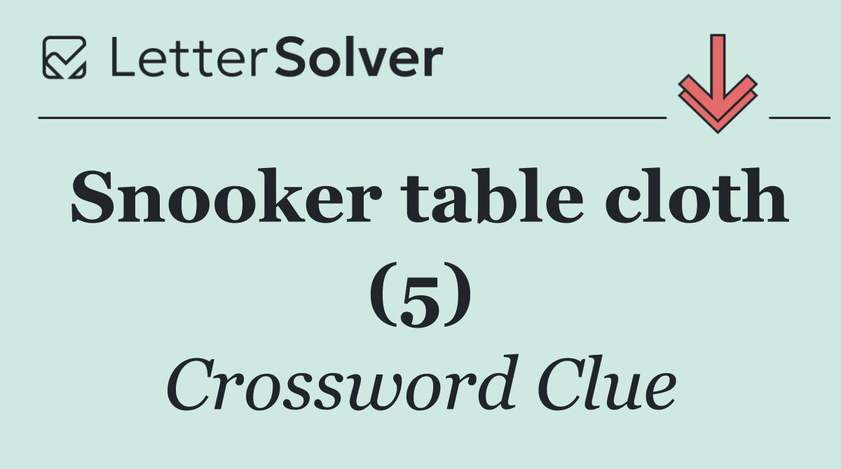 Snooker table cloth (5)