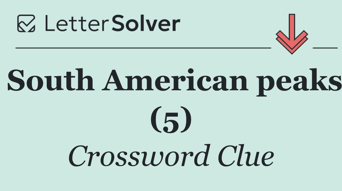 South American peaks (5)