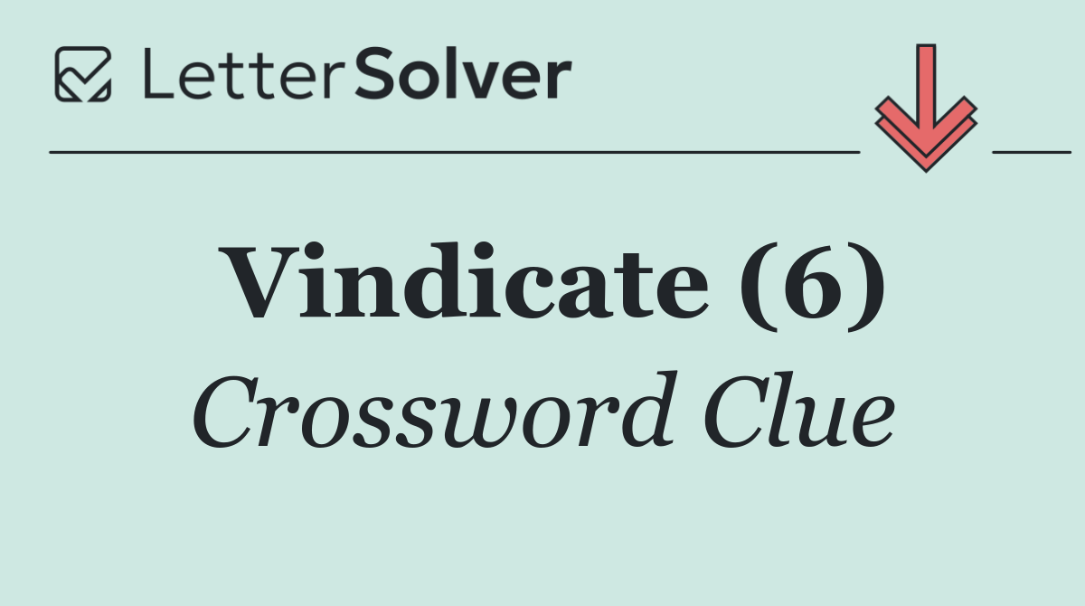 Vindicate (6)