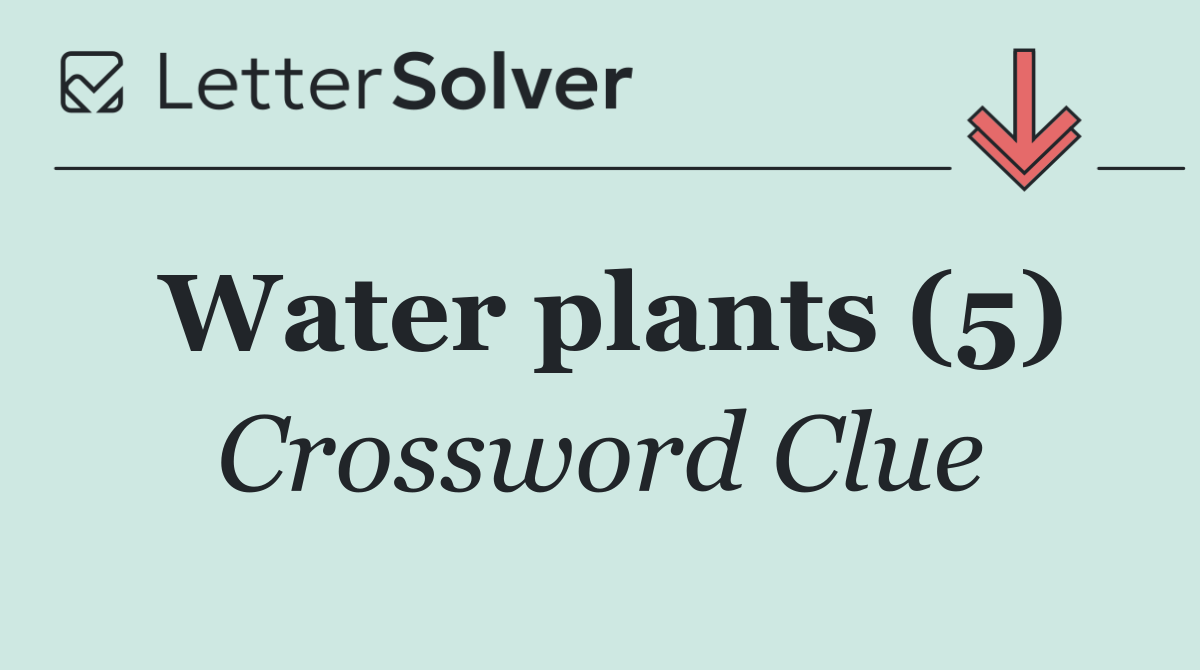 Water plants