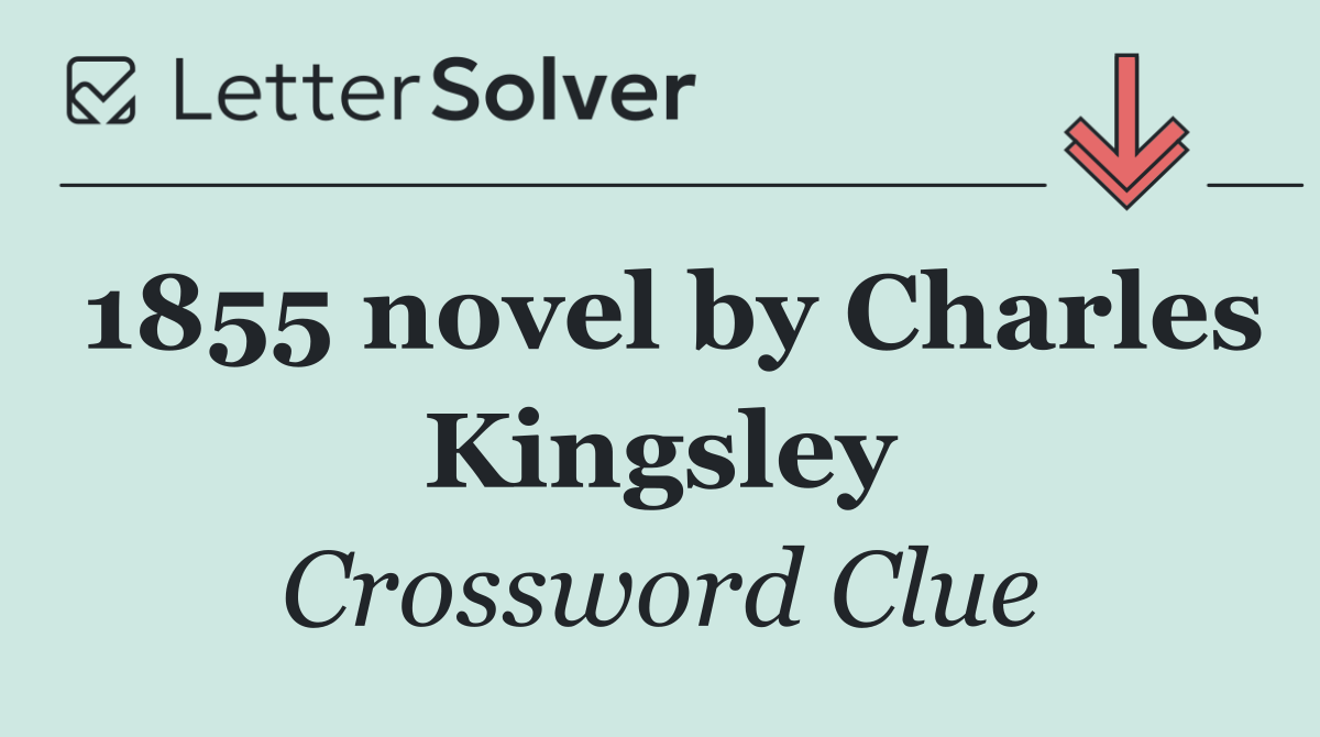 1855 novel by Charles Kingsley