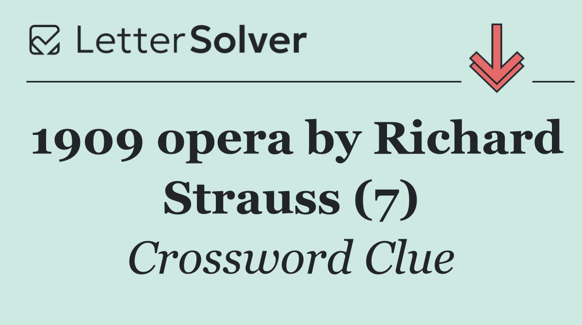 1909 opera by Richard Strauss (7)