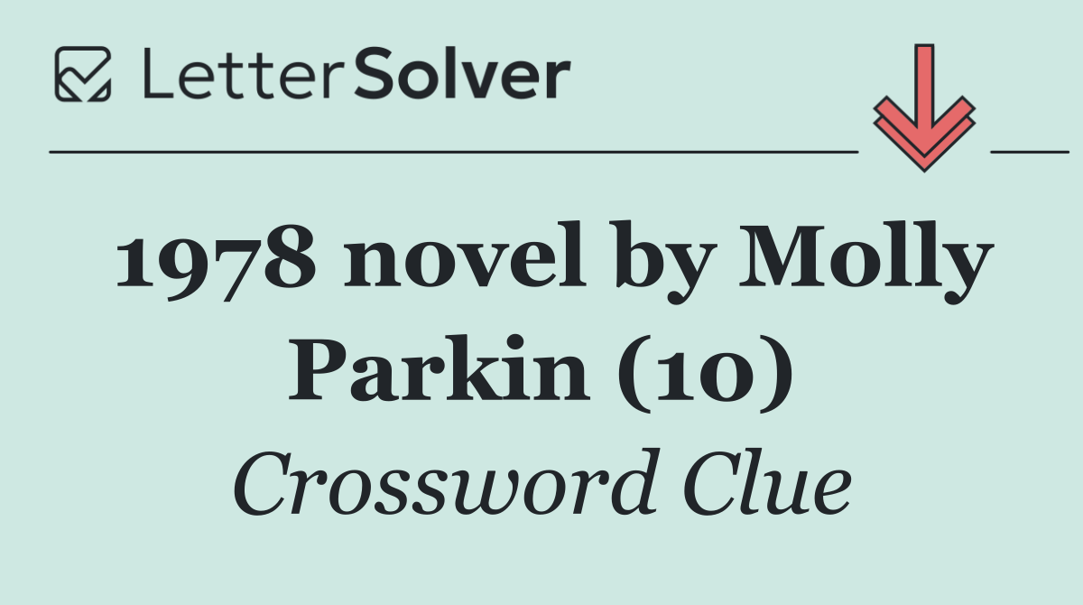 1978 novel by Molly Parkin (10)