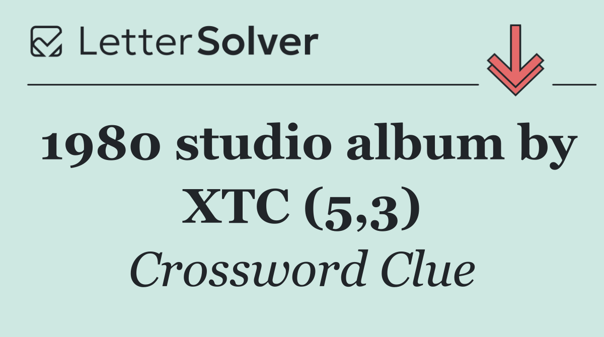 1980 studio album by XTC (5,3)