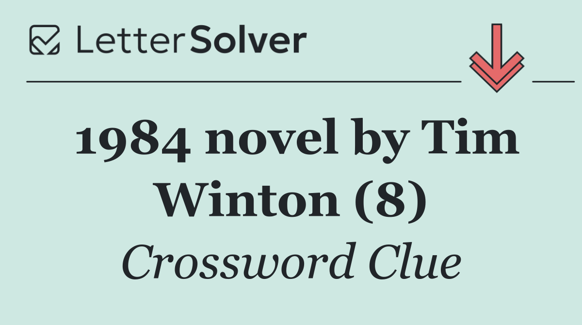 1984 novel by Tim Winton (8)