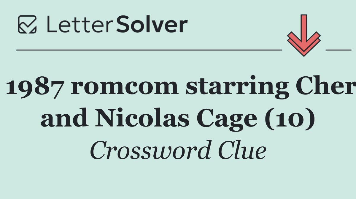 1987 romcom starring Cher and Nicolas Cage (10)