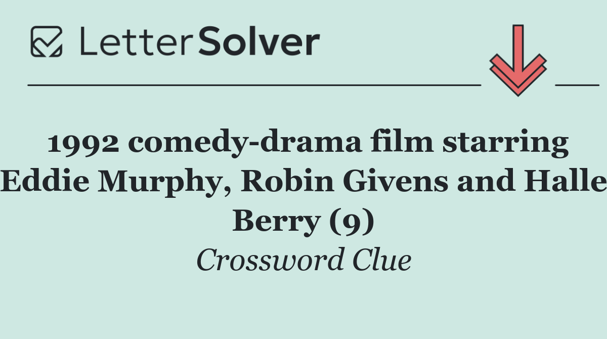 1992 comedy drama film starring Eddie Murphy, Robin Givens and Halle Berry (9)