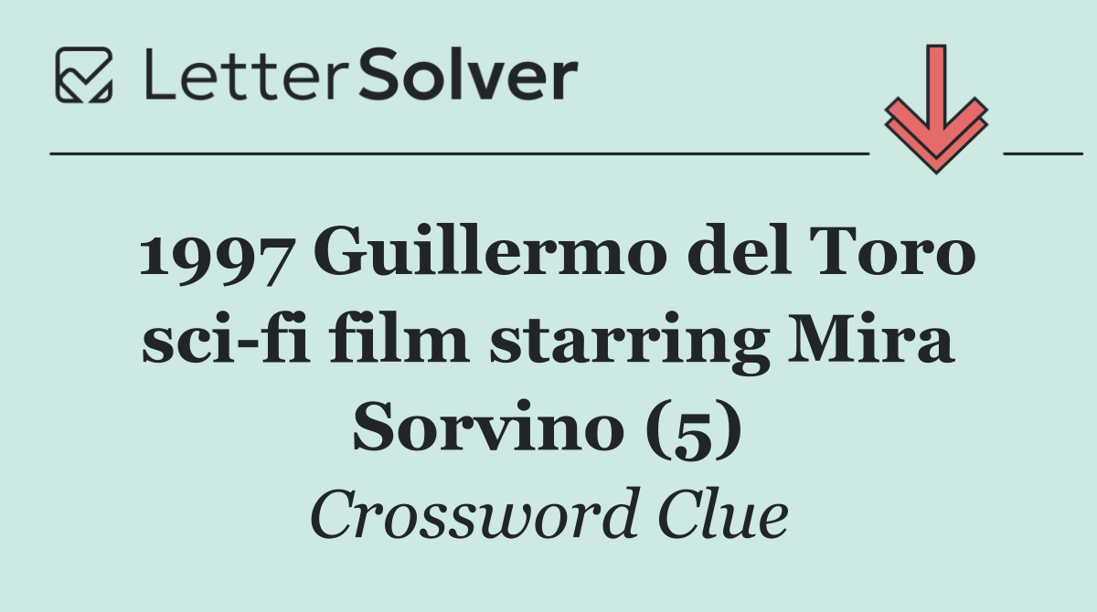 1997 Guillermo del Toro sci fi film starring Mira Sorvino (5)