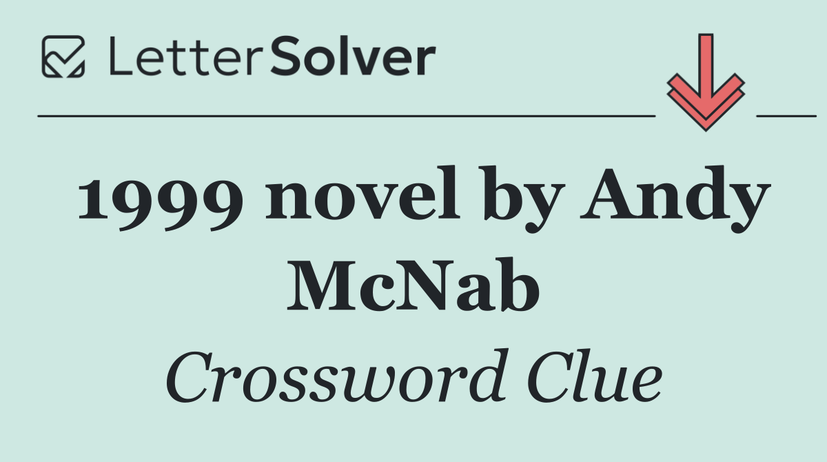 1999 novel by Andy McNab