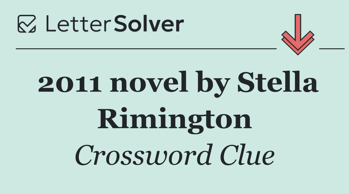 2011 novel by Stella Rimington