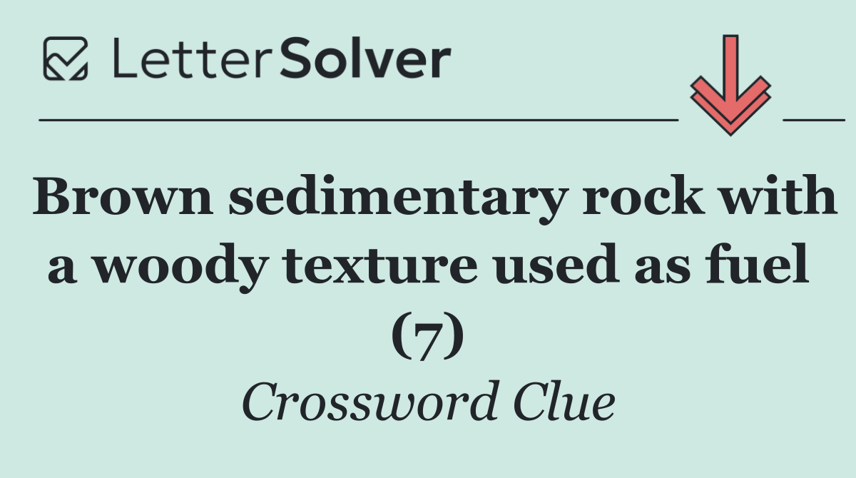 Brown sedimentary rock with a woody texture used as fuel (7)