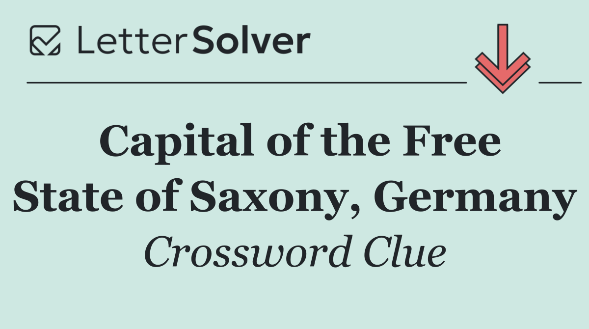 Capital of the Free State of Saxony, Germany