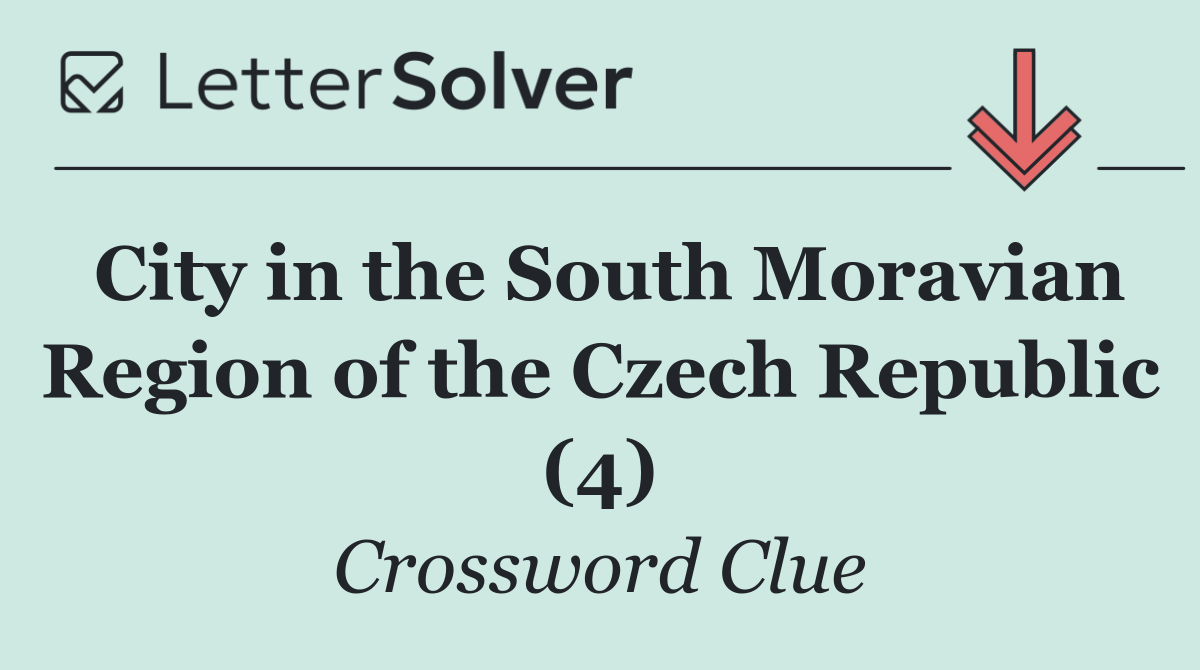 City in the South Moravian Region of the Czech Republic (4)