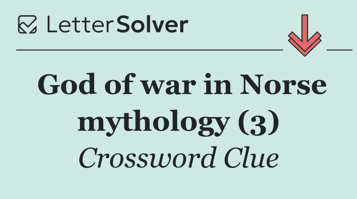 God of war in Norse mythology (3)