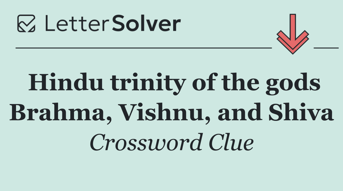 Hindu trinity of the gods Brahma, Vishnu, and Shiva