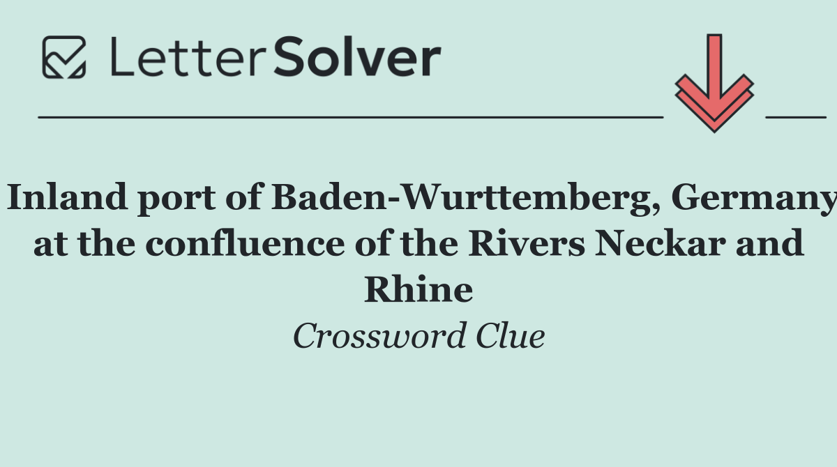 Inland port of Baden Wurttemberg, Germany at the confluence of the Rivers Neckar and Rhine
