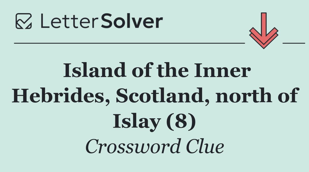 Island of the Inner Hebrides, Scotland, north of Islay (8)