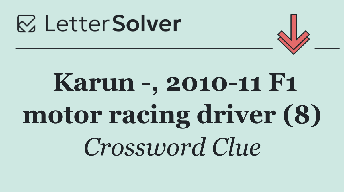 Karun  , 2010 11 F1 motor racing driver (8)