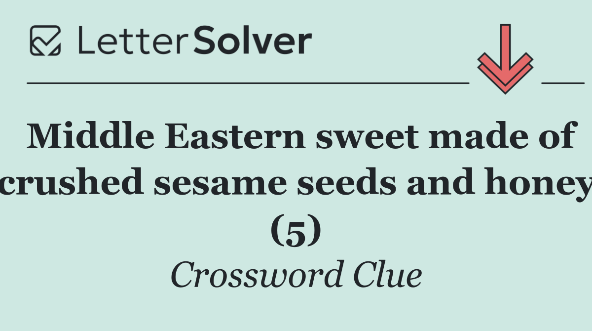 Middle Eastern sweet made of crushed sesame seeds and honey (5)