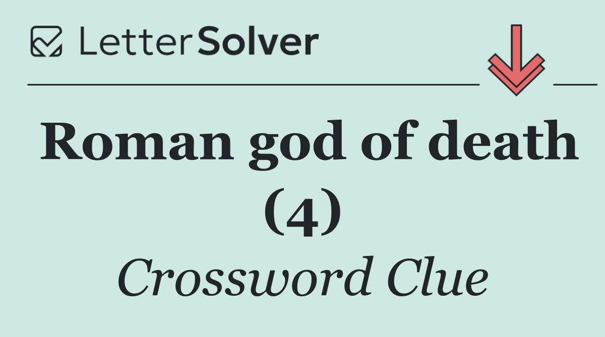 Roman god of death (4)