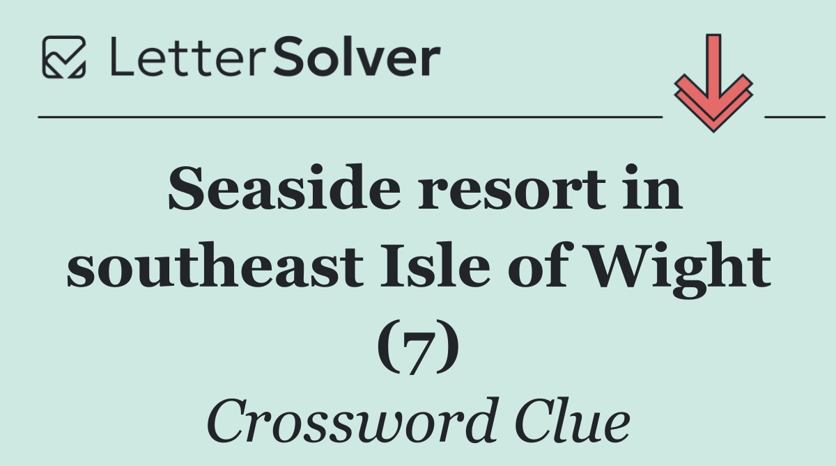 Seaside resort in southeast Isle of Wight (7)