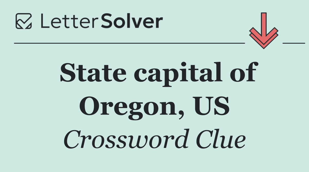State capital of Oregon, US